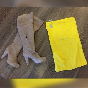 Over the Knee Suede Boots